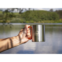 Kiwi Camping Stainless Steel Mug with Carabiner Handle image
