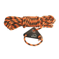 Kiwi Camping 4 mm Guy Rope with Alloy Tri-Tensioner - 4 Pack
