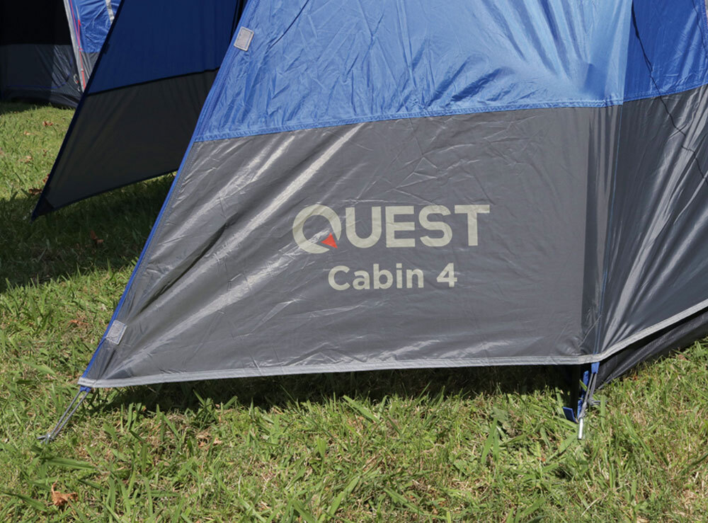 Quest Straight Wall Cabin Tent - 4 Person – Byron Bay Camping