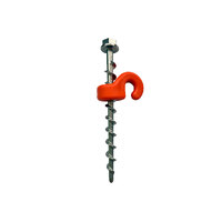 Outback Tracks G2 Ground Dog Screw-in Peg with Hook Collar - Each image