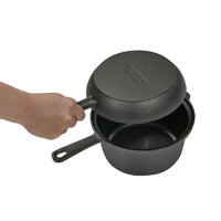 Campfire Pre Seasoned Saucepan with Skillet Lid 2.3 Qt image