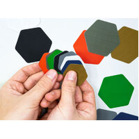 Gear Aid Tenacious Tape Hex Patches - Green 30D Ripstop image