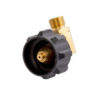 Gasmate Gas Cylinder Adaptor QCC to 3/8" Male - 90 Deg image