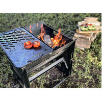 Ozpig Fire Pit Solid / Grille Cooking Plate image