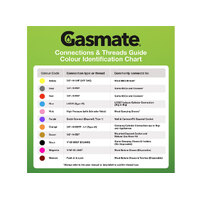 Gasmate Gas Cylinder Adaptor QCC to 3/8" Male - 90 Deg image