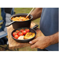 Campfire Pre Seasoned Saucepan with Skillet Lid 2.3 Qt image