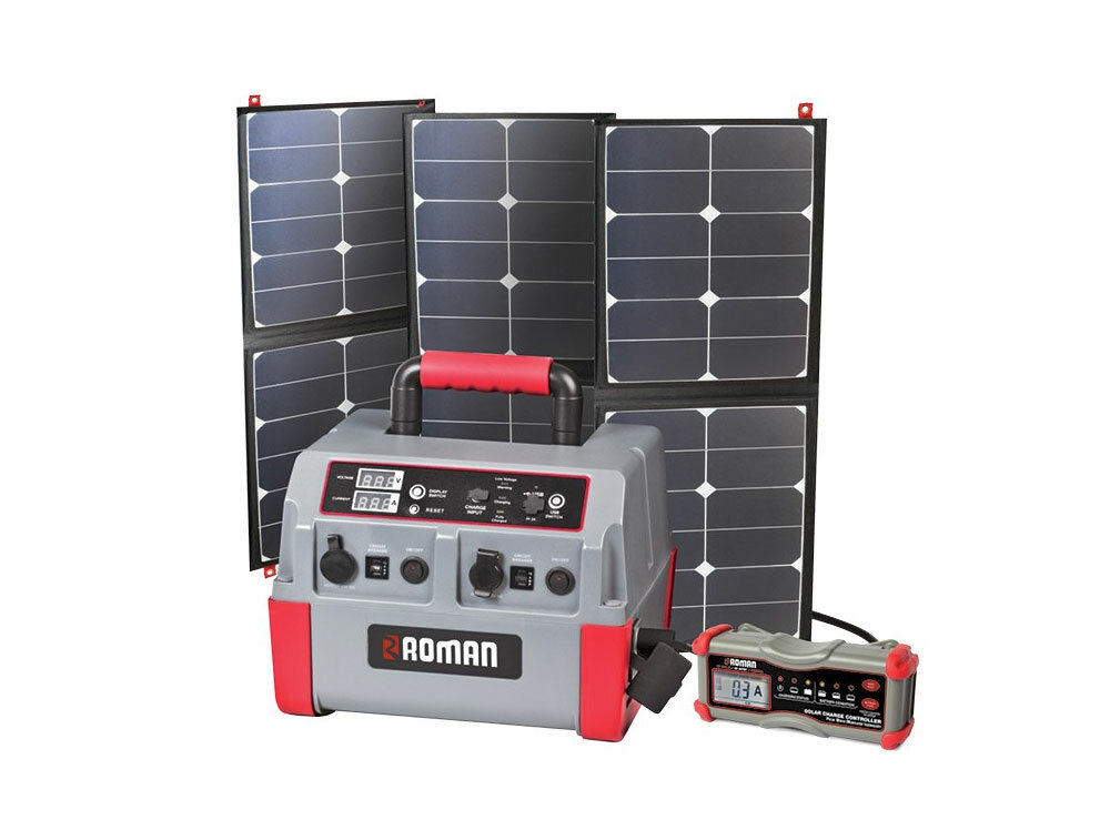 Roman 200w Solar Mat Kit With Battery Pack