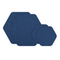 Gear Aid Tenacious Tape Hex Patches - Blue 30D Ripstop