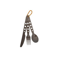 Kiwi Camping Anodised Aluminium Cutlery Set image