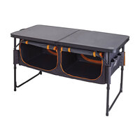 Kiwi Camping Bi-Fold Table with Pantry - Black image