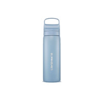 LifeStraw Go Stainless Steel Water Filter Bottle - 530ml - Icelandic Blue image