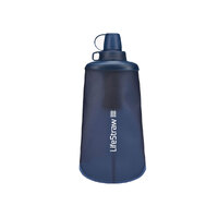 LifeStraw Peak Collapsible Squeeze Bottle with Filter - 650ml - Blue image