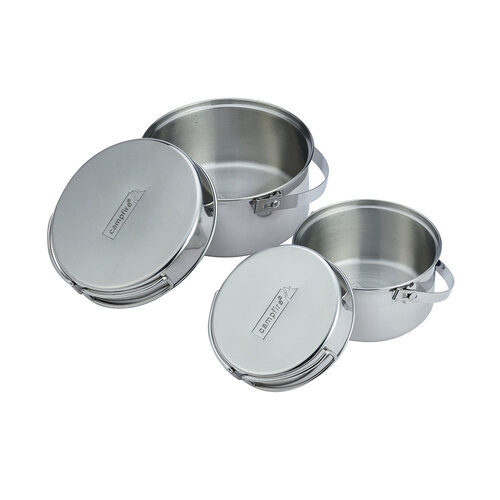 Campfire Stainless Steel Pot Set - 4 Piece