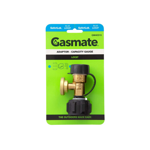 Gasmate Inline QCC Cylinder LPG Fuel Pressure Gauge