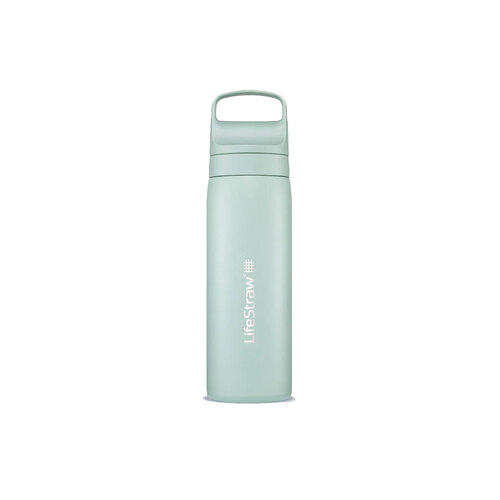 LifeStraw Go Stainless Steel Water Filter Bottle - 530ml - Seafoam