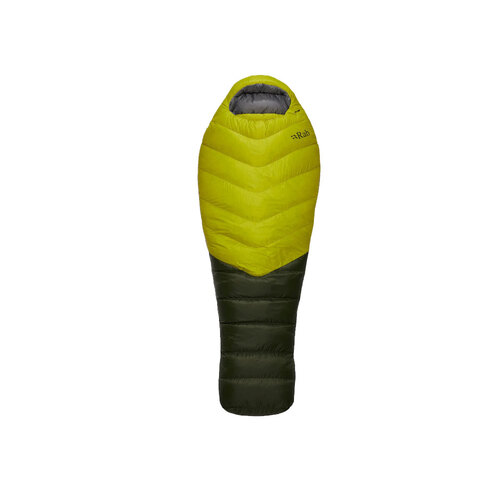 RAB Alpine 800 Down Sleeping Bag - Zest - LH Zip