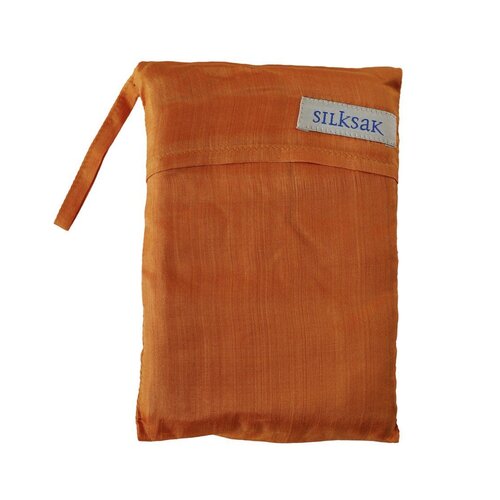 SilkSak Standard Silk Sleeping Bag Liner [Colour: Orange]