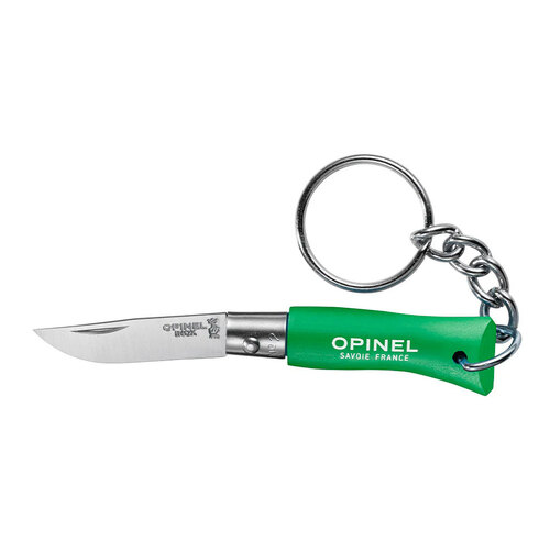 Opinel Keychain No.02 Stainless Steel Pocket Knife - Green